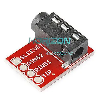 

TRRS 3.5mm Jack Breakout Headphone Video Audio MP3 Jack Professional