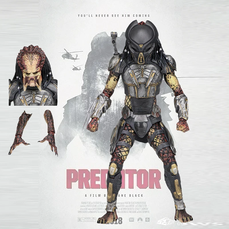 Инопланетянин NECA vs Predater скрытый беженец разблокированный ПВХ экшн-модель