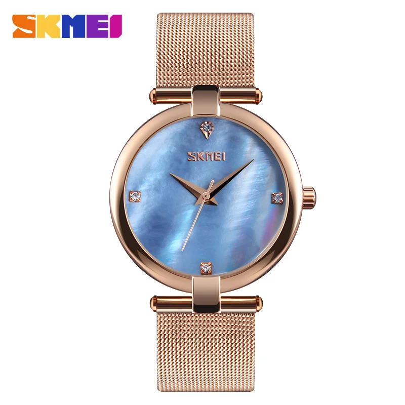 

SKMEI Quartz women watches 2018 Simple Fashion Casual Brand Watch Elegant Waterproof Ladies WristWatches clock relogio feminino