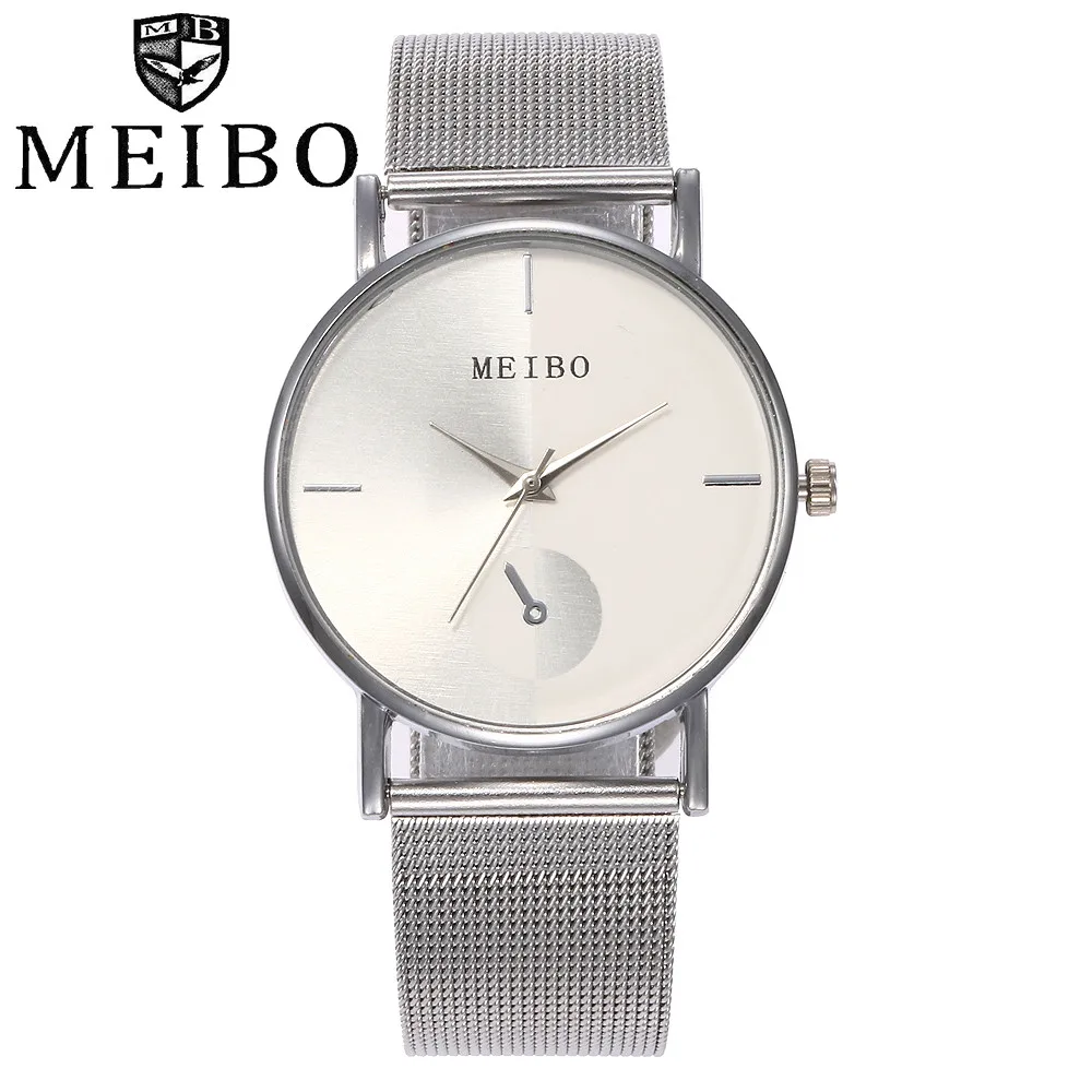 

Meibo DROP SHIPPING Watches Women Quartz Stainless Steel New Strap Round Casual Watch Analog Wrist Mar25p30