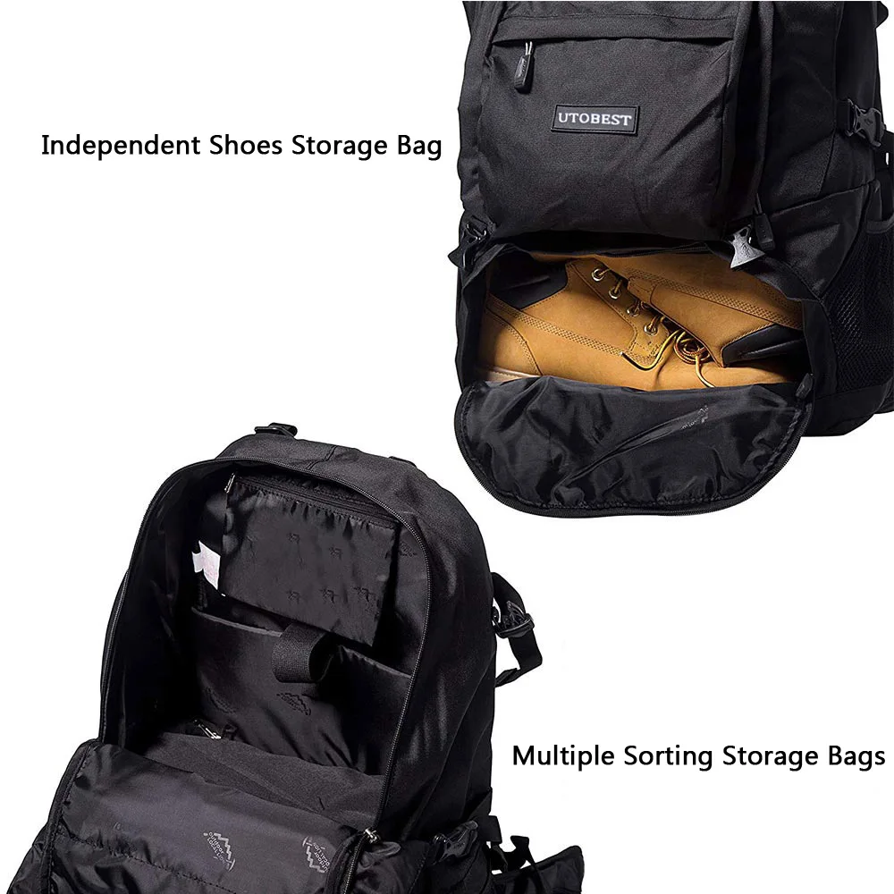 60L Outdoor Sport Military Tactical Climbing Mountaineering Backpack Camping Hiking Trekking Rucksack Travel Bag with Raincover 60L Outdoor Sport Military Tactical Climbing Mountaineering Backpack Camping Hiking Trekking Rucksack Travel Bag with Raincover