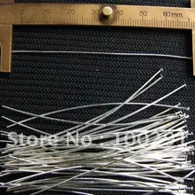 75 мм головы Шпильки посеребренные Цвет Никель и свинец