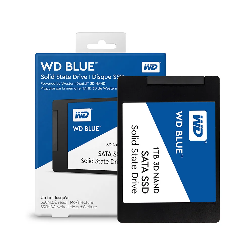 

Western Digital WD Blue 250GB 500GB 1TB PC SSD 3D NAND SATA3 6GB/s 2.5 Inch Solid State Drive Hard Disk for PC Laptop