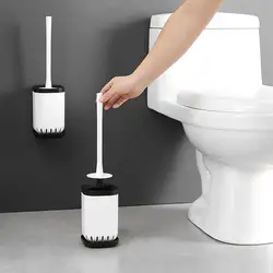 Творческий Туалет кисточки Пингвин с Набор ершиков для туалета чистой гигиенической база толстая кисть головы