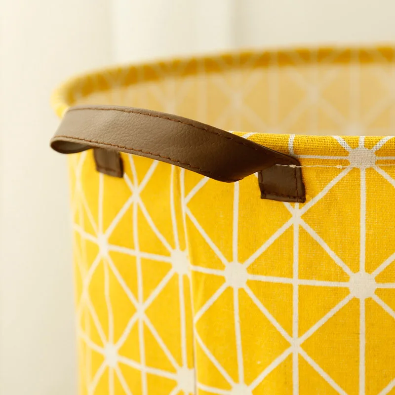 كبيرة سلة الغسيل لعبة تخزين سلة النزهة مربع القطن غسل صندوق ملابس الطفل Orgnizer بن تجعلني أبتسم