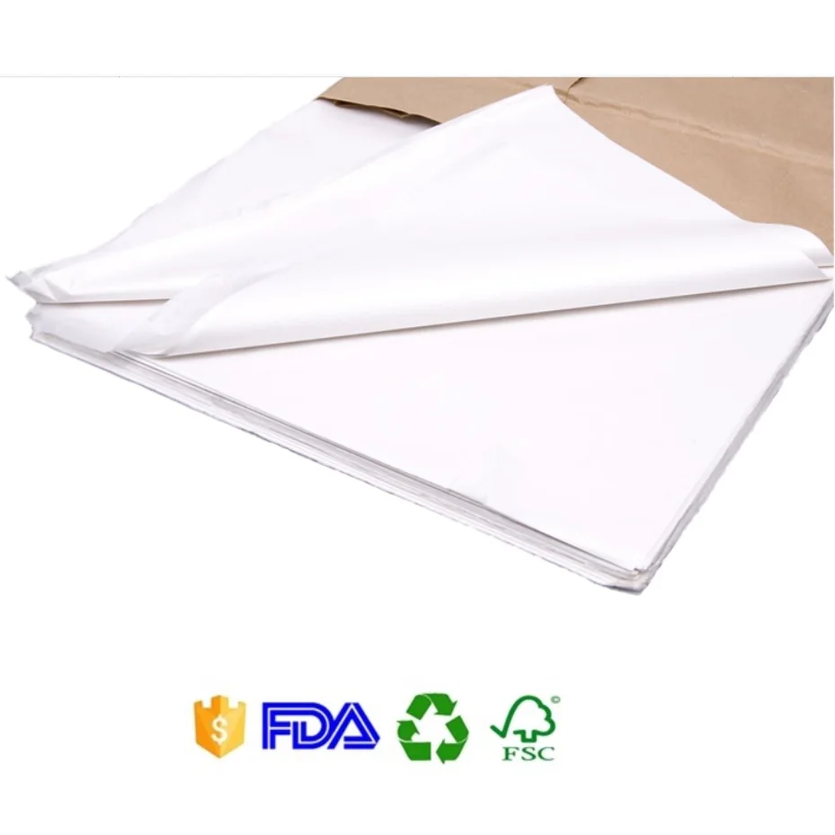 High-quality white acid free tissue paper