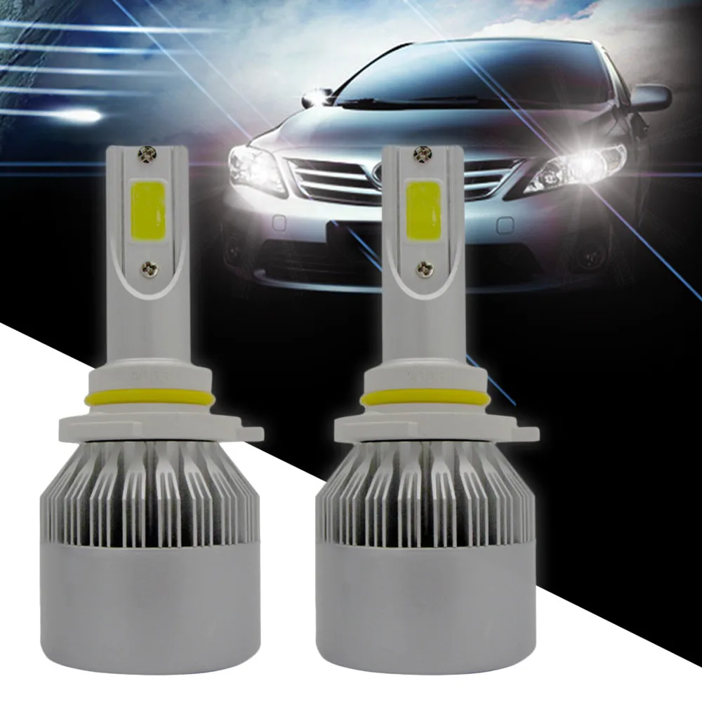 

LED lamp for auto Bridgelux COB 9006 HB4 108W 16200LM LED Headlight Kit Hi/Lo Power Bulbs DC 9-32V 6000K Car LED Headlight