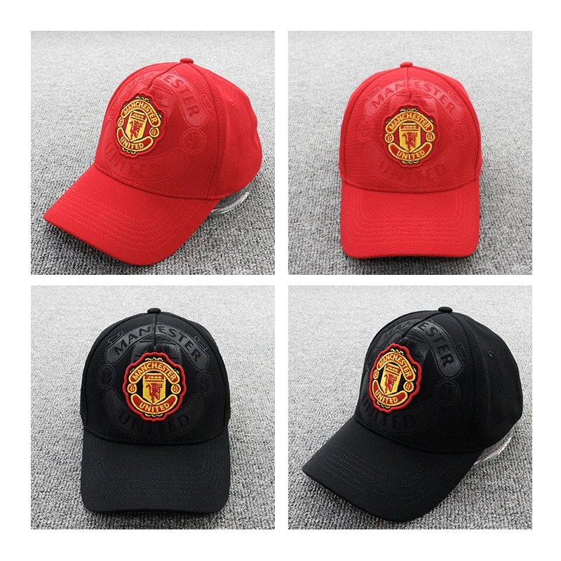 

Unisex 2019 Manchester Soccer Club FC Sun Cool Hat Gold Embroidery Adjustable Baseball Caps