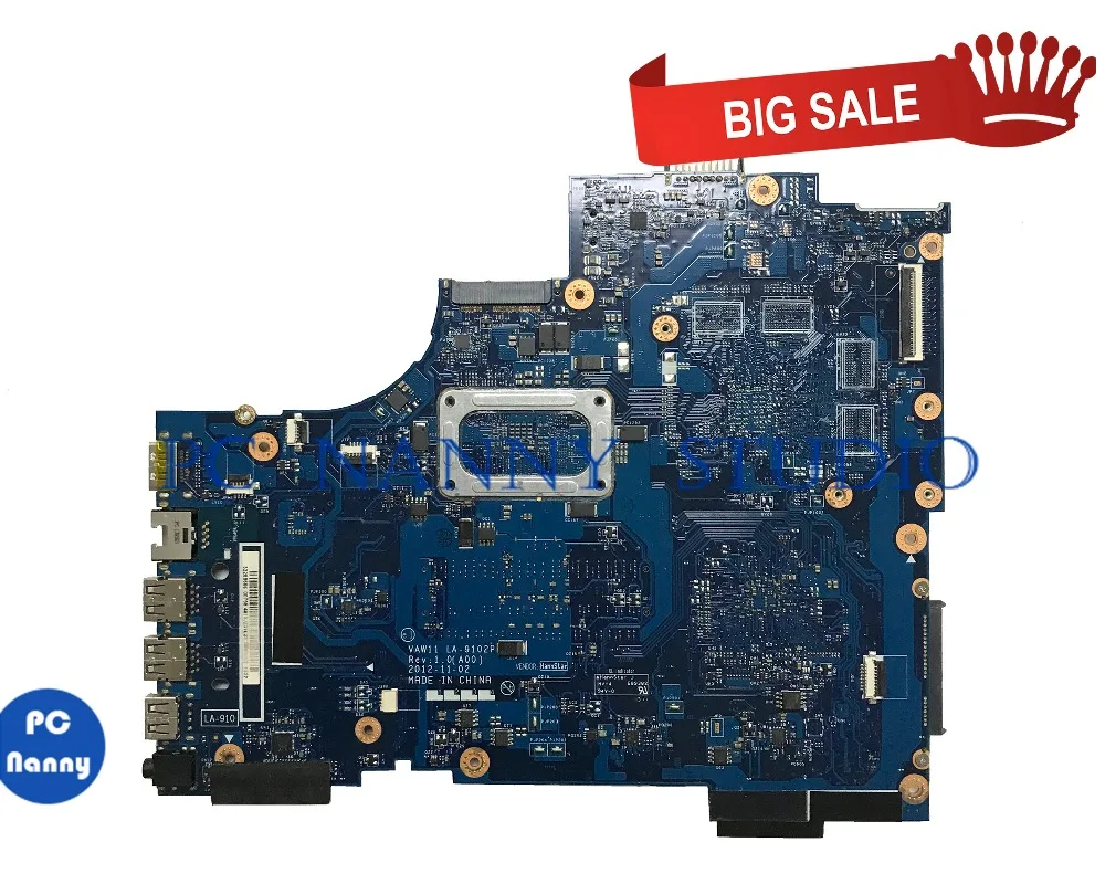 buy  PC NANNY for Dell Inspiron 17 3721 laptop motherboard 0N9G7X N9G7X LA-9102P SR0XG i7-3537U DDR3 tes