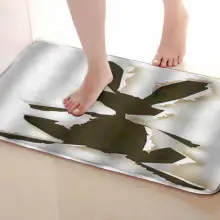 Кролик Стиль Ванная комната Коврики, забавные Нескользящие Для ванной Коврики, Занавески для душа Интимные аксессуары, Коврики Чинг вашей душе Шторы