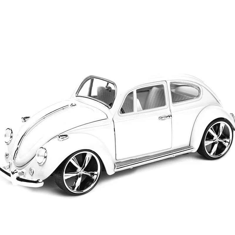 1:18 сплав ретро старый автомобиль VW Beetle Модель Коллекция декоративных автомобилей игрушки для детей Подарки Jsuny игрушка