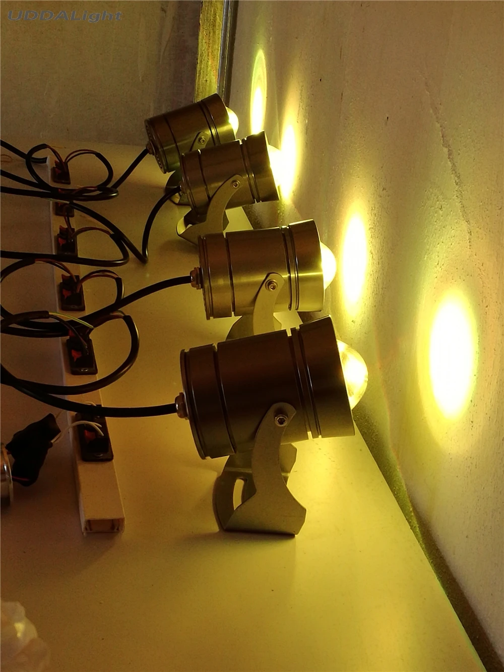 10 шт./лот CREE светодиодные чипы сад открытый прожектор 10 Вт 12 вольт светодиодные лампы, светодиодные лампы проектора из нержавеющей стали высокого качества