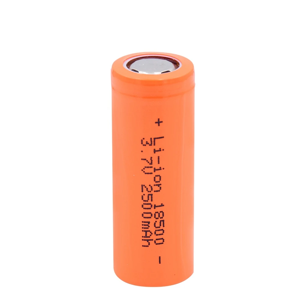 Перезаряжаемая 18500 литиевая батарея 3,7 V 2500mAh Высокая емкость перезаряжаемые Batateria безопасные батареи промышленного использования для игрушек - Цвет: 1 PCS