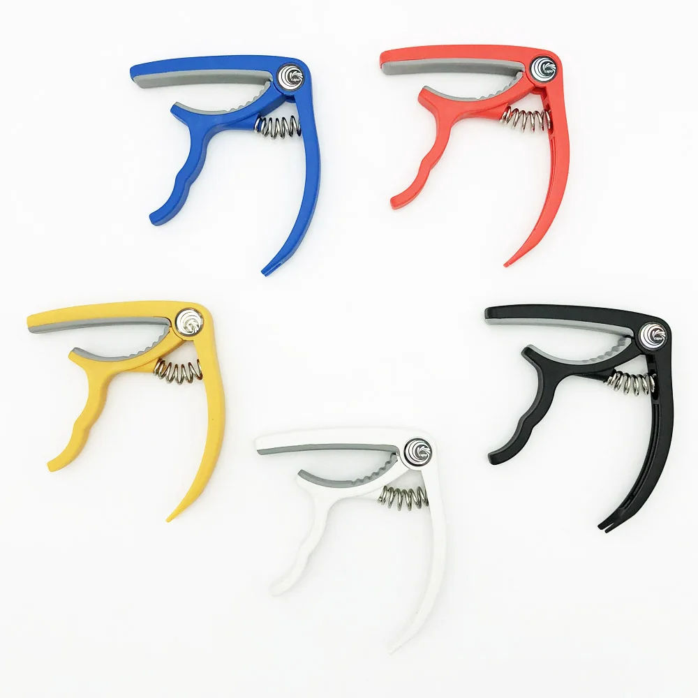 SLOZZ Guitarra de plástico de Capo 6 cuerdas eléctrica acústica Guitarra Bass Ukulele de abrazadera Capotraste Violao Accesorios SLOZZ Guitarra de plástico de Capo 6 cuerdas eléctrica acústica Guitarra Bass Ukulele de abrazadera Capotraste Violao Accesorios