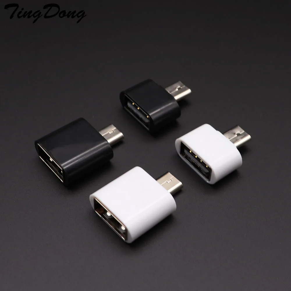 TingDong Универсальный Micro USB к мини адаптер OTG 2 0 конвертер для сотовых телефонов