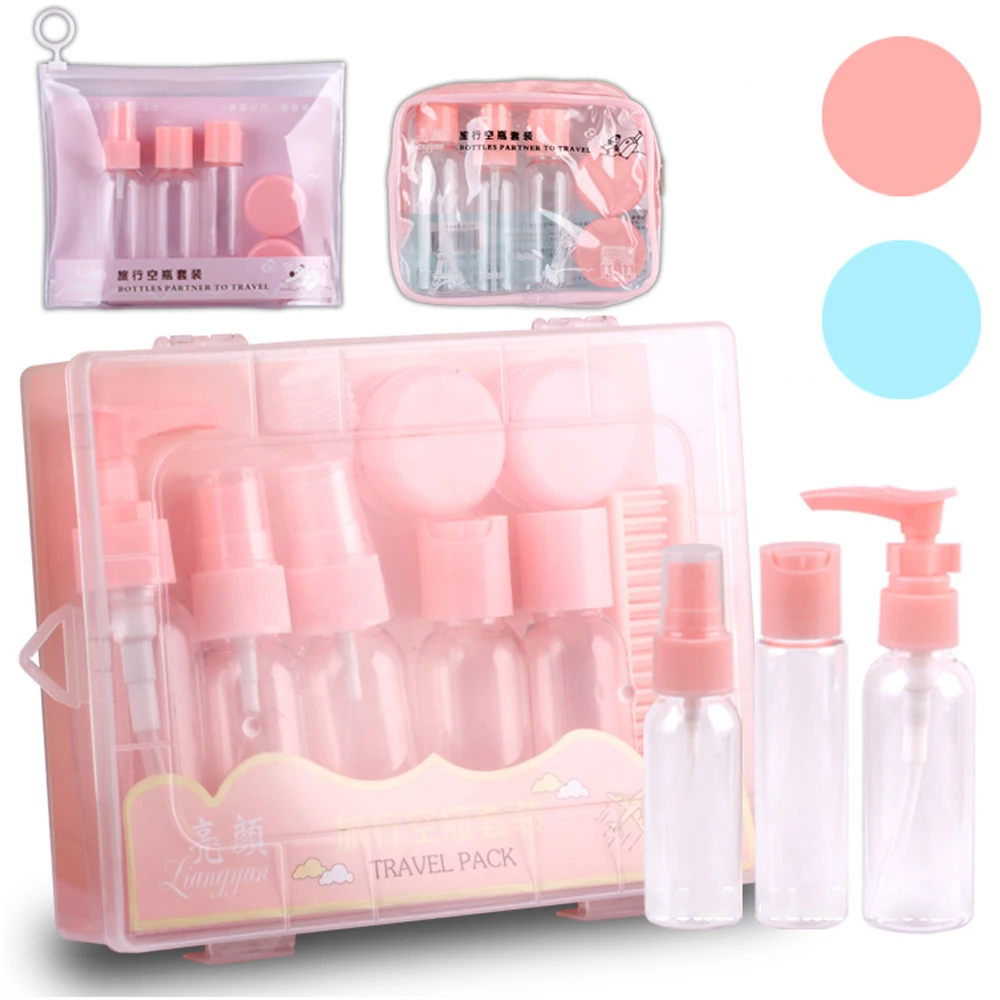 

Perfume Atomizer Spray Bottle Plastic Container for Traveling Bottle Set Mini 30 40 50 ml Empty Cosmetic ContainersDrop Shipping