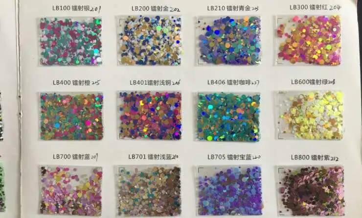

Wholesale Lowest Price 500Gram/36.44euro bag glitter sequins points dot mix glitter craft holographic glitter new 100-352