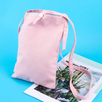 

1Pcs Mini Packet Messenger Crossbody Bags Canvas Shoulder Bag Wallet Case Female Cross Body Cloth Bags Cell Phone Pouch