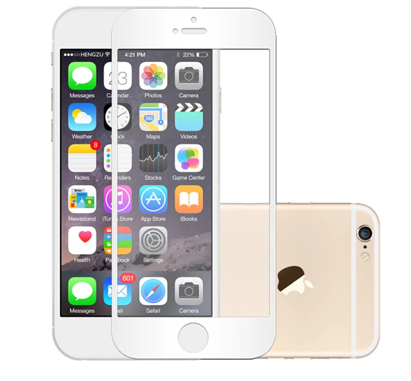 Закаленное стекло с полным покрытием для iPhone 6S 6 9H 3D изогнутая Защитная пленка