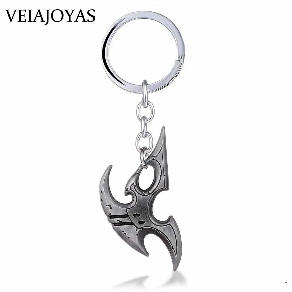 Juego completo StarCraft Llavero alas de libertad Terran Zerg Protoss 3D Logo Metal llaveros dijes chaveiro Llavero