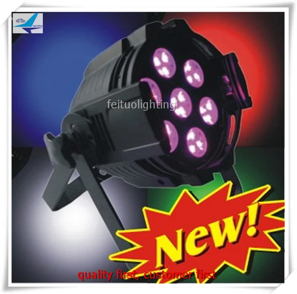 

A-(60pcs/lot) 7x18w 6in1 par 64 led,rgbaw uv led par 64 Par Lights RGBWA UV Colorful Multi Lighting Modes Stage Lights