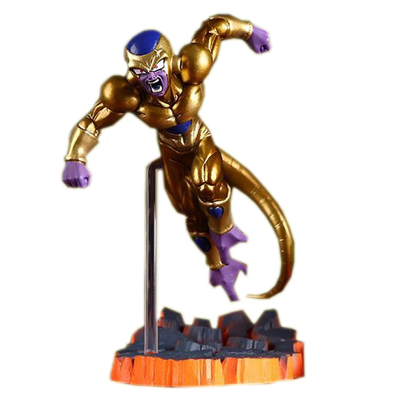 

Dragon Ball Z Freeza Freezer Ultimate Form Anime Cartoon Combat Edition Gold PVC Action Figure Collectible Toys For Children