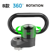 3 параграфа 1,2" кнопочный QD Слинг поворотный комплект с Keymod/M-lok рельс крепления для поручней