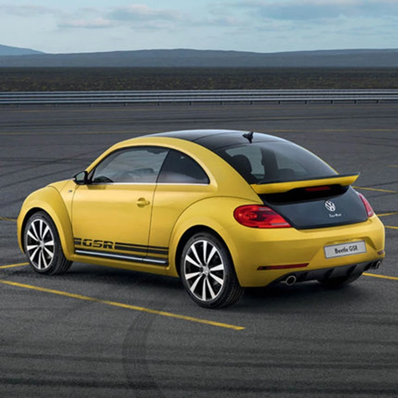 

MONTFORD For Volkswagen VW Beetle 2013 2014 2015 2016 ABS Plastic Unpainted Color Rear Trunk Wing Lip Spoiler Car Accessories