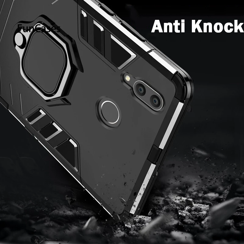 Защитный чехол для Xiaomi mi 8 Lite Pro Red Note 7 6 5 Plus Xiao Max 3 2 x s 6X 5X Finger Ring Fundas|Бамперы| |