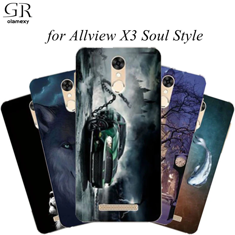 

GR olamexy Cartoon Print TPU Cover DIY for Allview X3 Soul Style 5.5" Draw Pattern Mobile Phone Case Free Shipping Fundas Coque