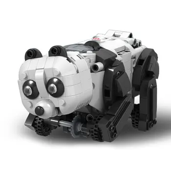 

427PCS Winner Building Block Assemble Button Switch RC Electric Panda Imitation Animal Robot Educational Creator DIY Model Toy