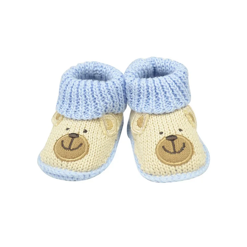 Носки для малышей с изображением Льва и медведя; носки для малышей от 0 до 3 месяцев; обувь для новорожденных; обувь для девочек и мальчиков; удобные хлопковые носки с рисунками животных для малышей - Цвет: 15301