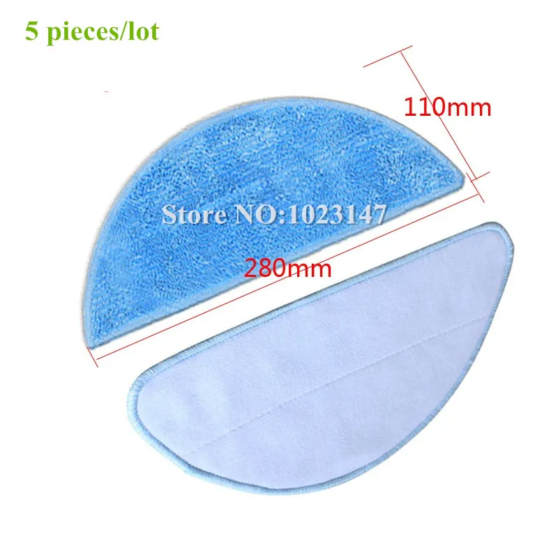 5 pieces/lot Mop Cloth for CHUWI V3+ V5 PRO V5 CW310 for Home Chuwi ilife v5 Intelligent Robotic Vacuum Cleaner