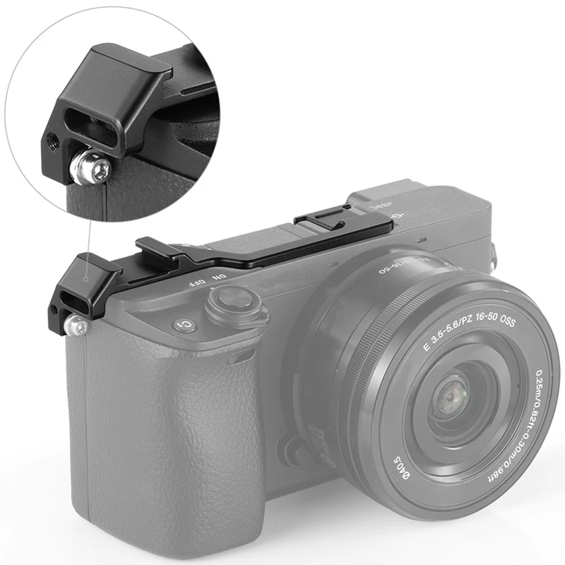Пластина перемещения холодного башмака для камеры sony A6300/A6400 БЫСТРОРАЗЪЕМНАЯ
