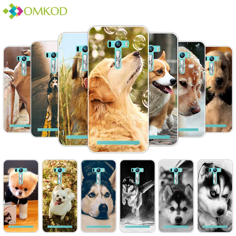 

for Asus Zenfone Selfie ZD551KL 5.5inch Soft Silicone Case For Asus Zenfone Selfie ZD551KL Cute Dog Cover Fundas For ZD551KL