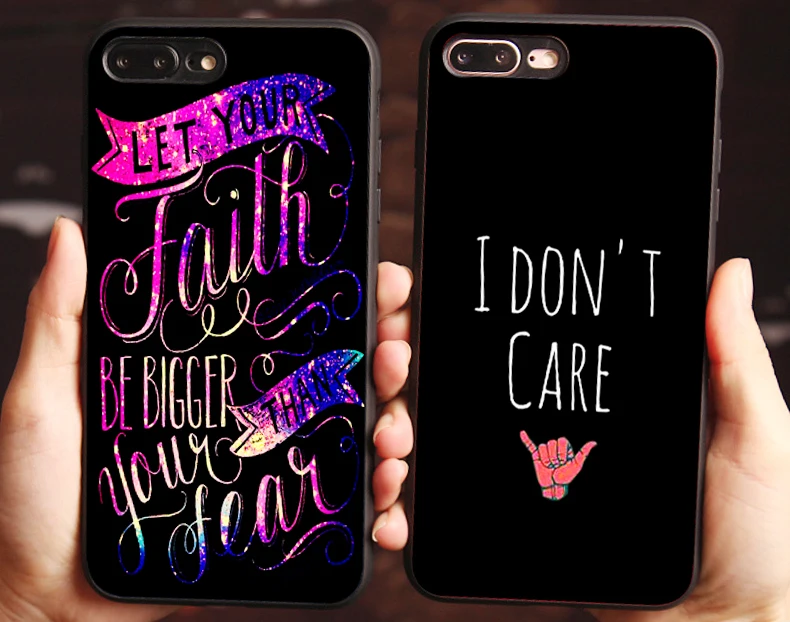 

DK I Dont Care Rebellious new phone case Black cover for Samsung s8 s9plus S6 S7Edge S5 for iPhone 6 6s 7 8plus 5 X XS XR XSMax