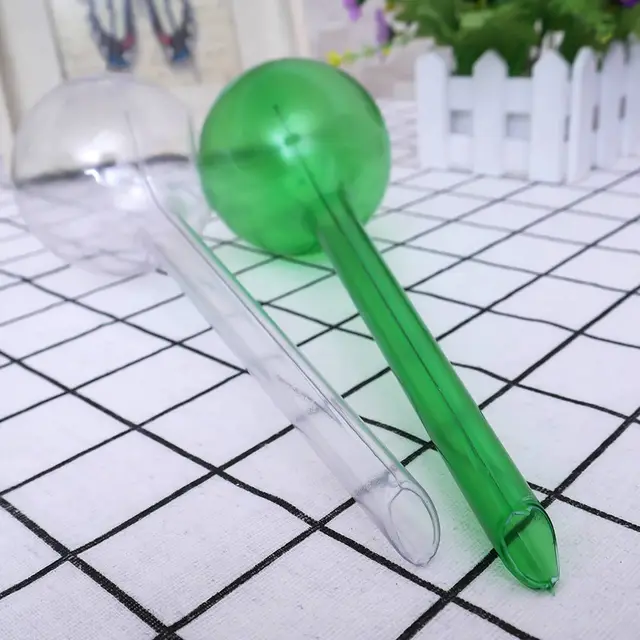 Practical PVC Travel House Plant Bulb Shape Waterer Globes Irrigation Patio Lawn Garden Pot Cans Automatic Self Watering