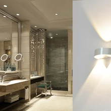 12 шт., 3 Вт, светодиодный настенный светильник с двумя головками, светильник для лестниц, для спальни, гостиной, для украшения, холодный белый/теплый белый/желтый/R/G/B