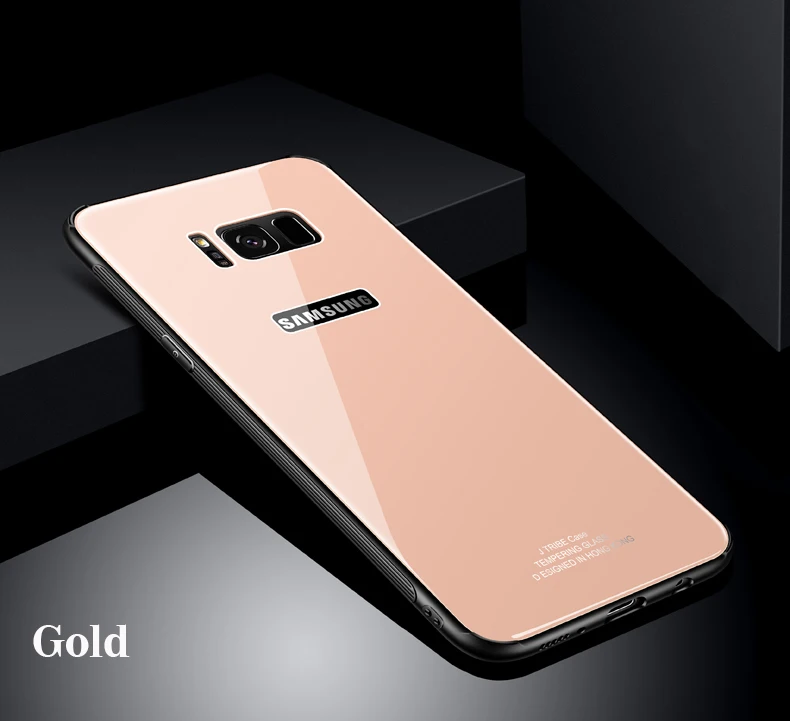 Блестящий чехол из закаленного стекла для samsung Galaxy S8, S9, S10 Plus, S10e, зеркальная Противоударная задняя крышка для Note 8, 9, Жесткий Чехол