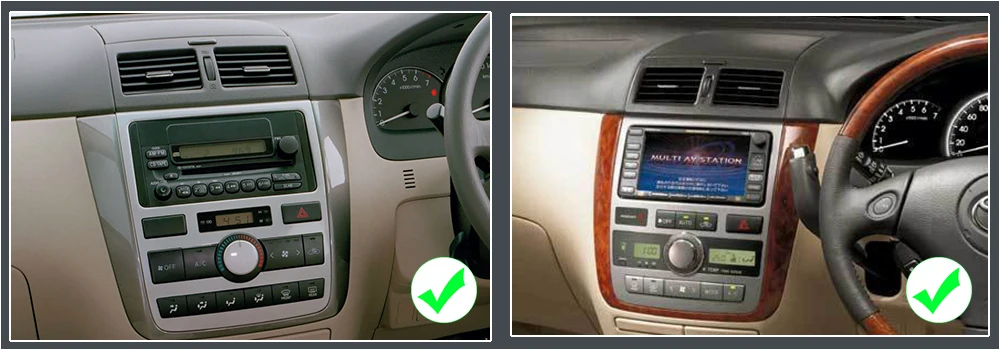 Discount ZaiXi Android 2 Din Car radio Multimedia Video Player auto Stereo GPS MAP For Toyota Ipsum 2001~2009 Media Navi Navigation 2