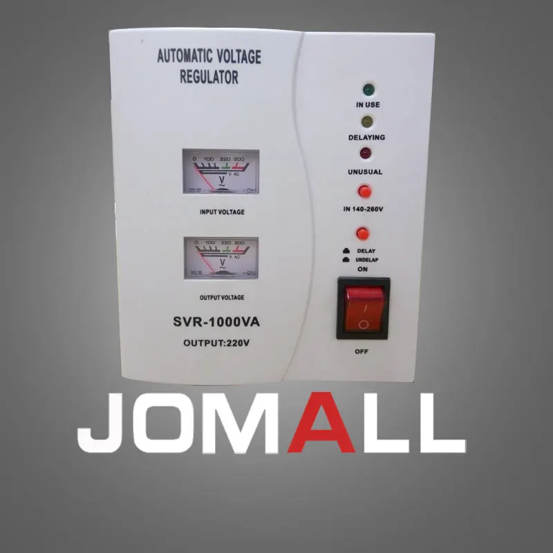 

SVR-1kVA Single-phase high accuracy full automatic ac Relay type voltage stabilizer