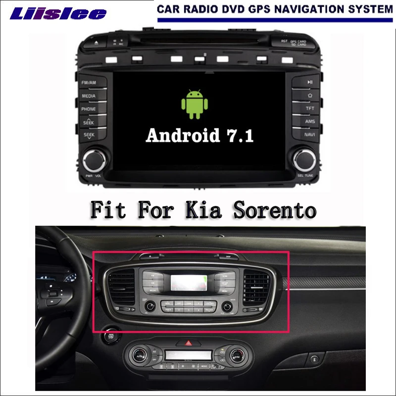 Liislee Android 7 1 2G ram для Kia Sorento 2015 ~ 2016 автомобильное радио Аудио Видео Мультимедиа dvd