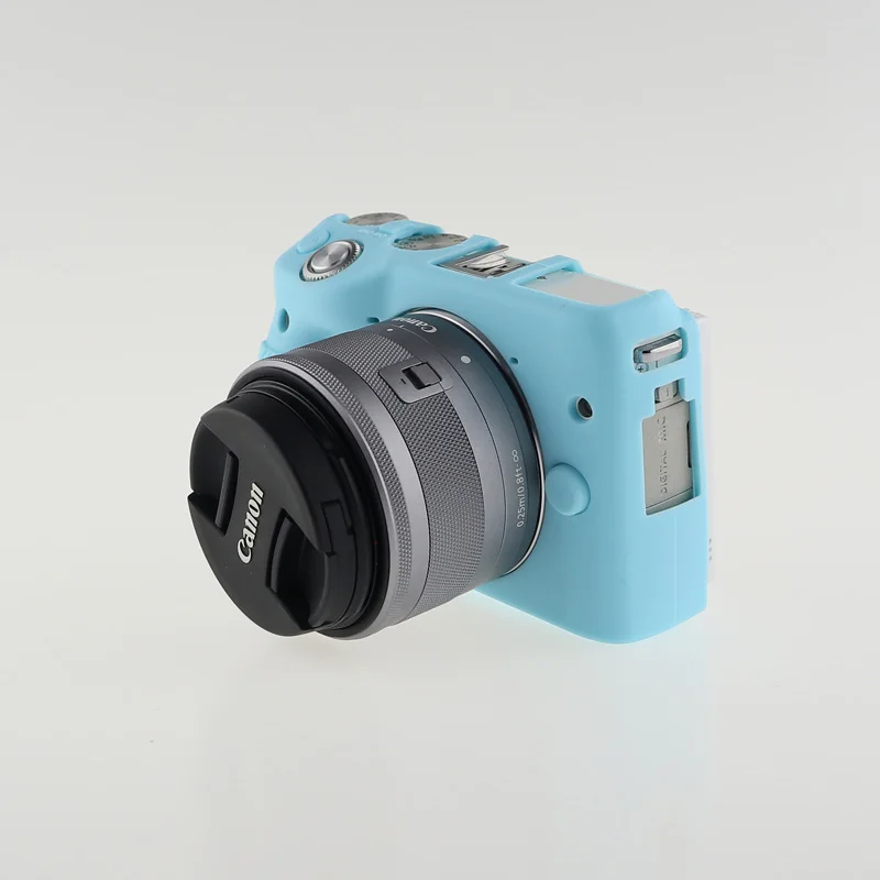 Красивая камера видео сумка для Canon EOSM3 EOS M3 силиконовый чехол резиновый чехол для камеры защитный чехол