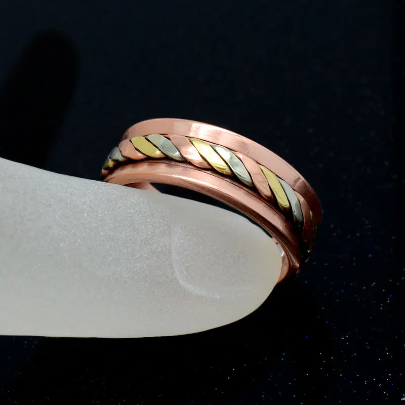 Escalus Для женщин 2 тон Цвет магнитное кольцо Размеры любимой Регулировка размера женский магнитное женские Модные украшения палец одежда очаровательные кольца