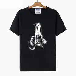 Boxinger перчатки футболка для мужчин персонаж фотографии футболка весна дышащий фанки Мужская футболка с круглым вырезом Футболка Милая