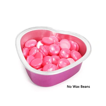 

12pcs/set Blue Zoo hard wax beans tools rose color heart shape aluminium foil wax melting bowl for hair removal wax beans