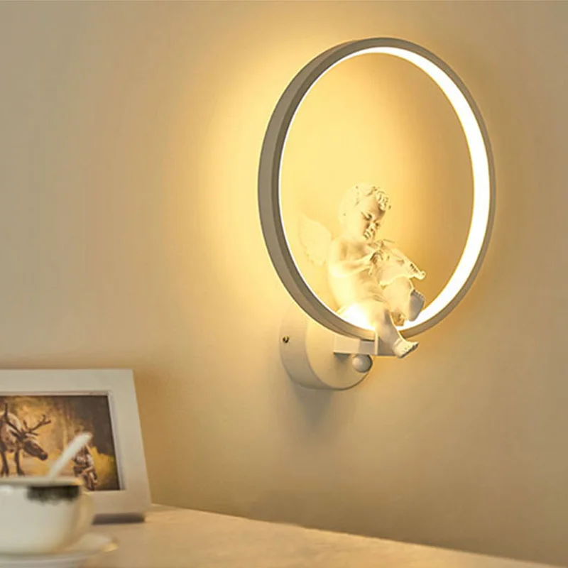 Настенный светильник Horsten светодиодный из металла смолы акрила|led wall light lamp|acrylic