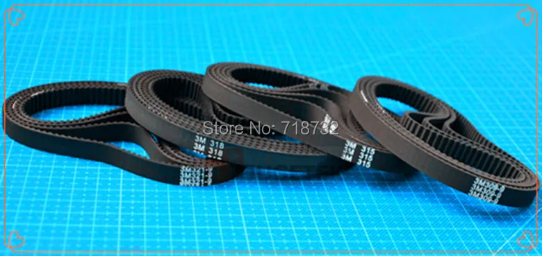 

126-GT3-6 round timing bel 126mm length GT3 6mm width 5pcs free shipping