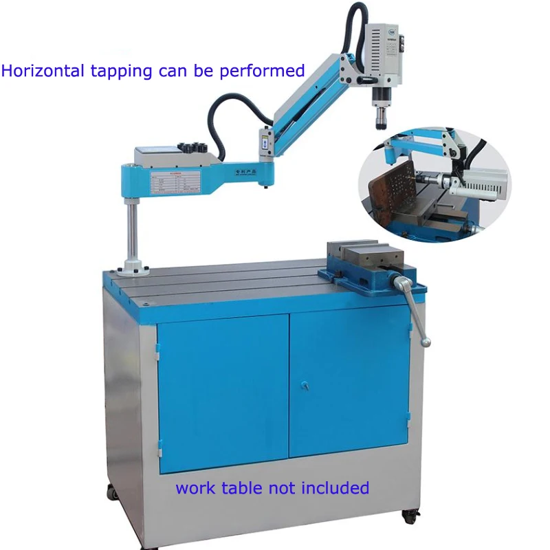 

CE New 220V M3-M16 Universal Electric Tapping Machine Electric Tapper Machin Tapping Tool Machine-working Taps Threading Machine