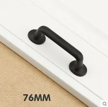 3″ Modern simple kitchen cabinet handles pull black dresser pull 76mm wardrobe drawer wardrobe furniture hardware handles pulls